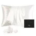 Bedsure x Marilyn Monroe 100% Mulberry Silk Pillowcase for Hair and Skin, NEW