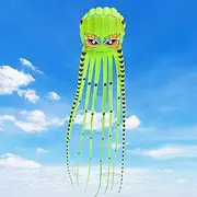 Octopus Kite 26ft Giant for Outdoor Fun Large 3D Kite with Reel for Beach, Park, and Family Gatherings - Durable Design Easy to Fly