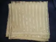 WHITE Table Runner Doily 70" x 39" PERMANENT PRESS Machine Wash NEW MADE IN USA!