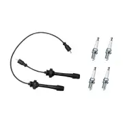 Bosch Ignition Leads + 4 x Denso TT Spark Plugs for Mazda MX5 NB NB8C BP I4 1.8L