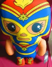 BRAND NEW, FUNKO, "MARVEL", LUCHADORES, 17 INCH PLUSH, CAPTAIN MARVEL, IN STOCK