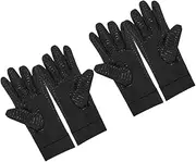 [BESPORTBLE] Outdoor Exercise Gloves 2 Pair Non-Slip Cycling Gloves Elastic Full Finger Warm Material Comfortable Hand Protection for Sports