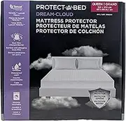 Protect-A-Bed Mattress Protector – Waterproof, Breathable, Tencel Lyocell Top – Available in Queen & King Sizes (Queen)