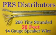 SPEAKER WIRE 14 GAUGE for CAR BOAT TRUCK DJ HOME SPEAKERS AUDIO SYSTEMS 20 feet