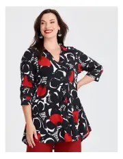 [Taking Shape] Spot Swing Natural Shirt Print