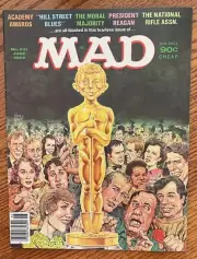 Mad Magazine No. 231 June 1982 Academy Awards