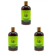 3x Shea Moisture 384ml Moringa & Avocado Shampoo w/ Kate Matcha & Green Algae