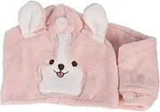 WOONEKY Cartoon Shower Hair Hat Coral Fleece Hair Dry Cap Quick Drying Water Absorbent Towel Wrap Soft and Comfortable for Daily Use for Home Hotel and Travel