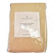 Fieldcrest Devin Cotton Chambray Grommet Panels 100% Blackout Single Yellow