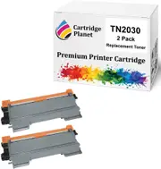 2-Pack Compatible Toner Cartridge for Brother TN-2030 TN2030 (2,600 Pages) for Brother DCP7055 HL2130 HL2132 HL2135W