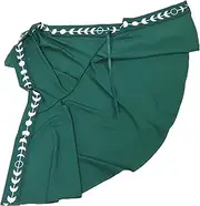 SAFIGLE Hooded Male Renaissance Cloak Lightweight Breathable for Halloween Cosplay Green