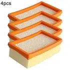 4 X Flat Pleated Filters For Vacuum Cleaner MV6 2.863-005.0 Spare Parts