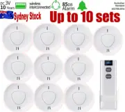 1-30X Smoke Alarm Detector wireless Interlinked PHOTOELECTRIC Qld AS3786 10 year