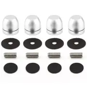 4PCS HiFi Speaker Turntable Isolation Stand Feet AMP Base Pad with Ceramic Beads