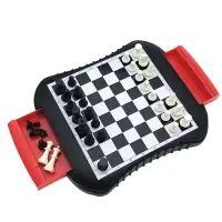 在飛比找樂天市場購物網優惠-便攜兒童益智磁性抽屜式國際象棋 外貿立體棋類棋牌 學生訓練用