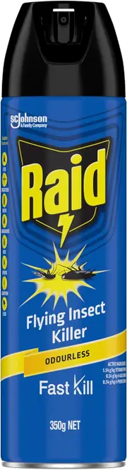 Raid Odourless Flying Insect Killer Spray 350 g