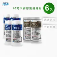 在飛比找PChome24h購物優惠-怡康 10吋大胖標準5微米PP濾心(4入)+10吋大胖標準C