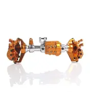 TRX4 Aluminum Alloy Front Rear Portal Axle Housing Golden for 1/10 RC Crawler Car Traxxas TRX-4 Axle Front Portal Axle Housing
