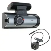 Car DVR Recorder Full Coverage Dashcam with 2 Lens, 1080P Night Video 300W
