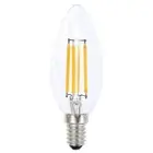 4W 12-24 Volt DC Candle Dimmable LED Bulb (E14) Clear in Warm White