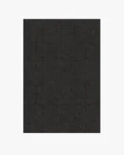 120' x 185' | Machine Washable Runner Rug | Kid & Pet Friendly | Indoor Rug | Prisma Soft Black Flatwoven Rug | Ruggable
