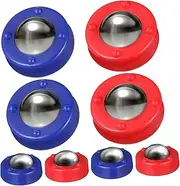 BIUDECO Rolling Beads Game Set 16pcs Tabletop Curling Balls Smooth Movement for Family Entertainment