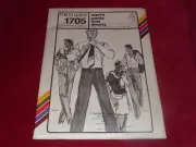1979 STRETCH & SEW #1705 - MEN'S RETRO PANTS & SHORTS PATTERN W30"-44" FF