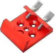 Base Guide Finderscope Slot with 1/4 Screw Hole Guide Astronomical Telescope Accessory(Red)
