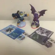 JET-VAC SERIES 1 & CYNDER Skylanders Giants - figure+code+code.