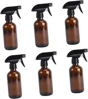 HAKIDZEL Glass Sprayer Bottles 6pcs 250ml Storage Bottles Empty Containers for Subpackaging