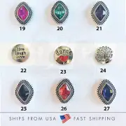 Variety Snap Buttons -- Fits Snap Base 18-20mm Choose From Pull-Down Menu 19-27