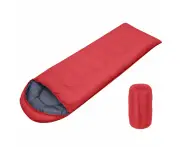 Crocox Envelope Sleeping Bag Backpacking Lightweight Hollow Cotton Envelope with - Red 0.95kg