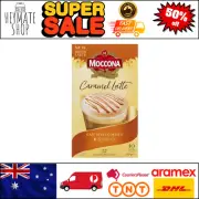 Caramel Latte 50 Individuals Sachets Moccona Instant Coffee Drinks 5 X 10 Pack