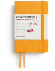 [LEUCHTTURM1917] Weekly Planner Mini (A7) 2026 in Rising Sun