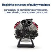 DIY V8 Engine Plastic Model Kit: Internal Combustion Hobby for Adults