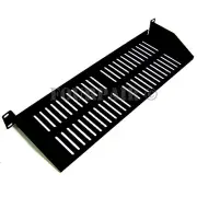 1 Space Cantilever Keyboard Server Data Rack Mount Shelf - 19" 1U 8" Deep Vented