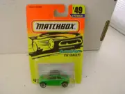 1996 MATCHBOX SUPERFAST #49 GREEN VW BUG VOLKSWAGEN CONCEPT CAR NEW ON CARD