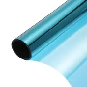 Reflective Window Film One Way Daytime Mirror Privacy,Light Blue Silver 11"x6'