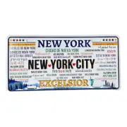 NEW YORK- EXCELSIOR:New York City Written in Different Languages, Souvenir Plate