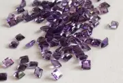 3mm Amethyst Princess Cut Stone Lot, For Jewelry (1Ct To 5Ct)