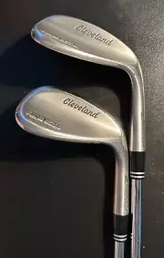 CLEVELAND RTZ TOUR RACK WEDGE SET 52 MID, 58 MID MODUS 105 Stiff Shafts ~ USED