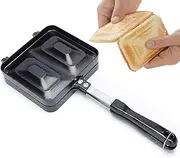 TAMUME Hand sandwich maker for perfectly sealed, halved bites