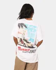 [GOAT CREW] Goat Crew Monaco 1983 T-shirt White - Size L L White