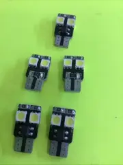 5 Pack T10 CANBUS 4 5050SMD LED Bulbs