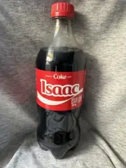 Share a Coke with Isaac 2025 Personalized Gift Coca Cola Bottle 20oz