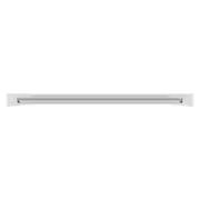 Lugna 2100 - 2400mm Crisp White Custom Hat Shelf