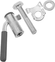 Kisangel Elegant and Streamlined Bike Seatpost Clamp Quick Release Seatpost Binder Bolt High Durability for Bikes