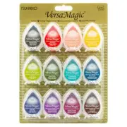Tsukineko VersaMagic Dew Drop Ink Pad Set - Happy Days (12pcs)