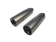 From OZ Quality 2PC XLR 3Pin Male to RCA Female Socket Adapter Connector + F.P!