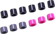 Crvicv Rubber Roller Replacement Compatible with Cricut Maker 3 Maker and Explore Air 2 1 Serie [12Packs] black gray pink